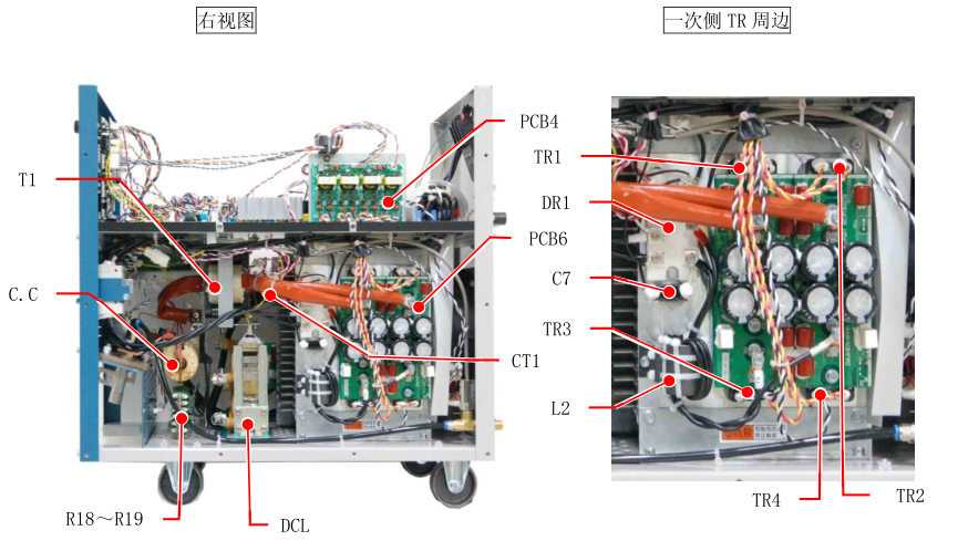 OTC氬弧焊機ADP400側(cè)面圖